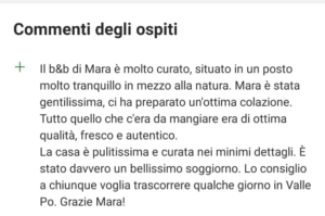 Recensione entusiasta di un ospite sul soggiorno 